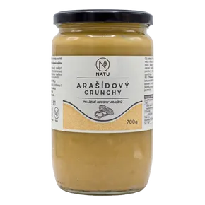 NATU Arašídový krém crunchy 700 g